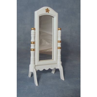 White Cheval Mirror