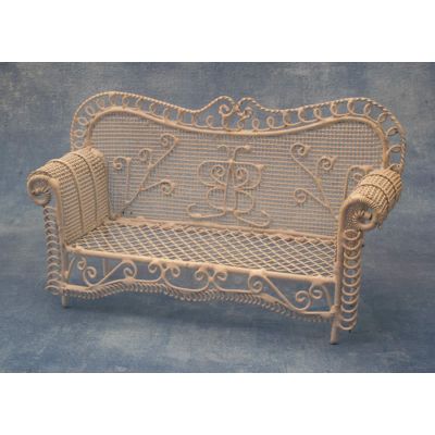 White Garden Sofa