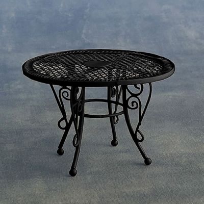 90mm table black