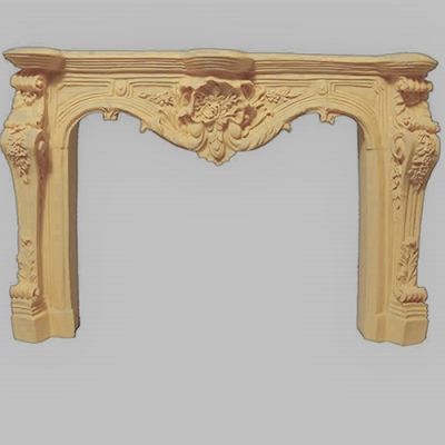 Carved Fireplace