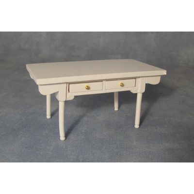 White Kitch Table & Draws