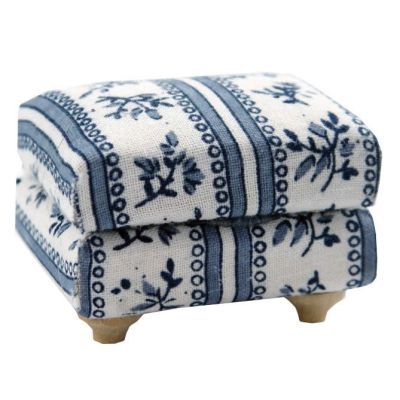 Blue Footstool