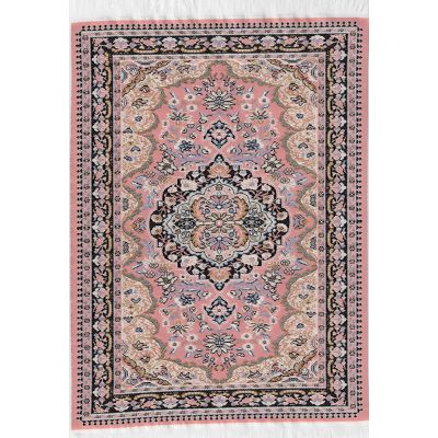 Turkish Rug Pink 31cm x 20cm