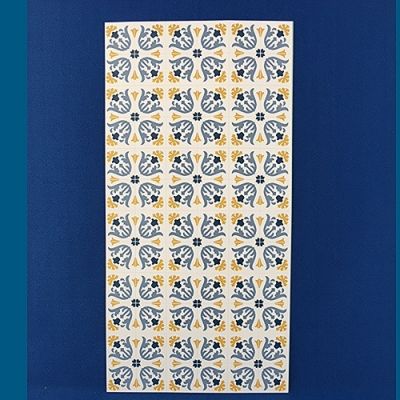 Blue Tulip Pattern 