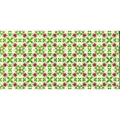 Green/Brown Floral Pattern 