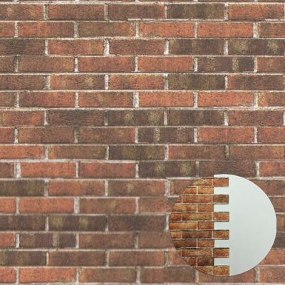 Embossed Dark Brick Sheet