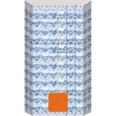 Tiled Oven Sheet Blue