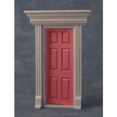 Dentil Trim Door Pink